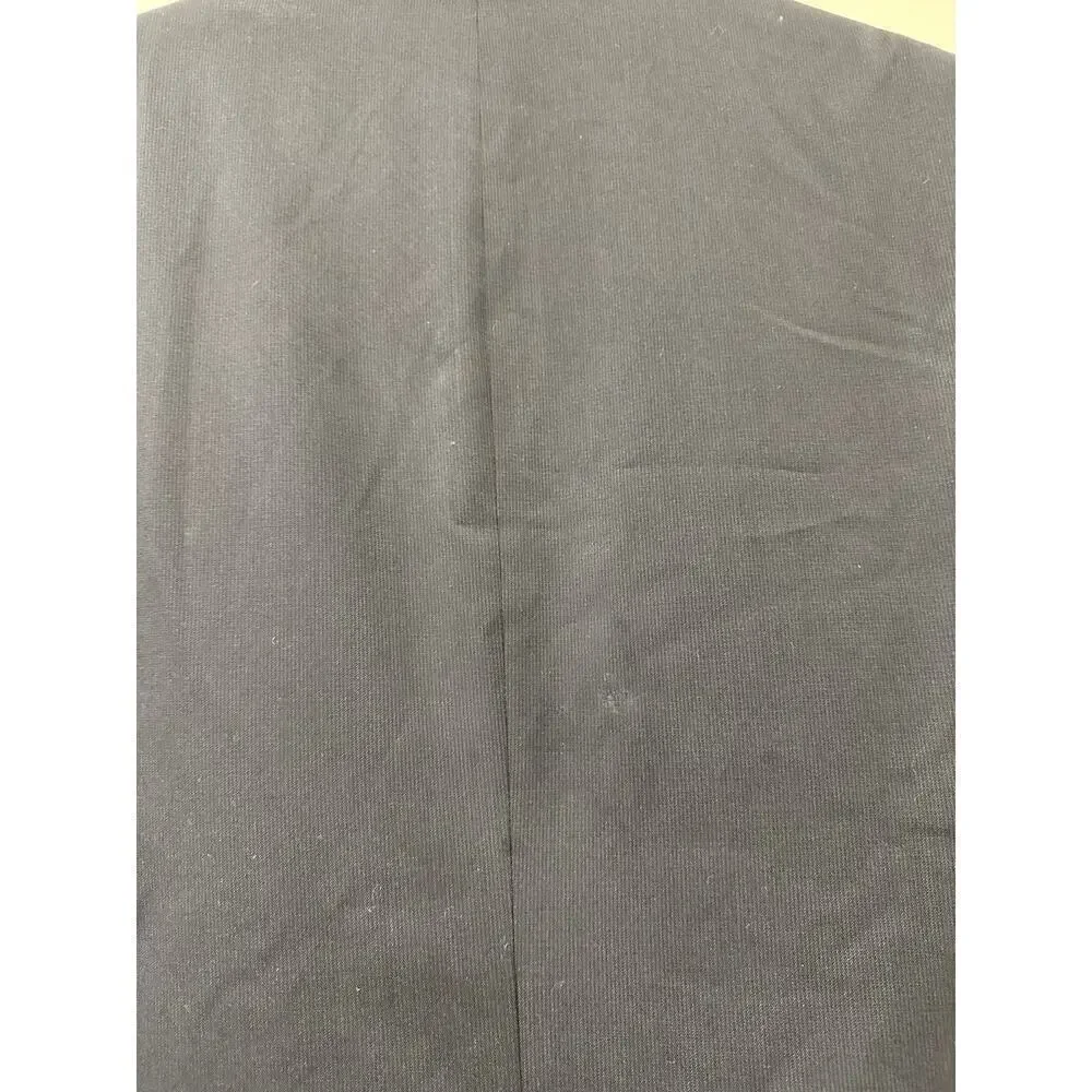 Dockers NWT Men's Black Two Button Notch Lapel Lined Blazer Jacket Size 48R FLAW